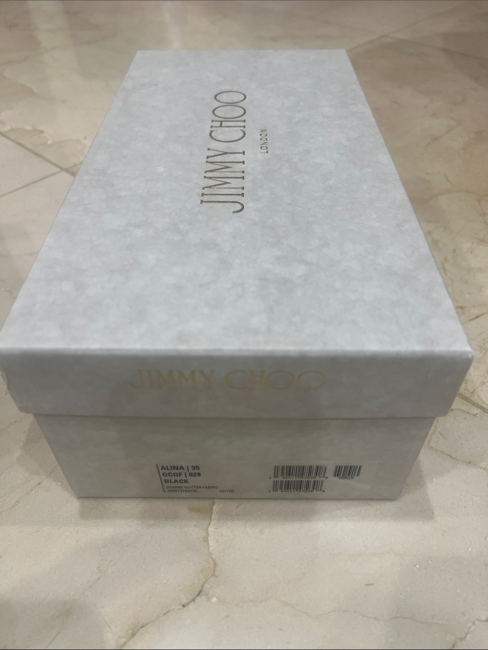 Jimmy Choo Black Flats & Loafers Shoe Box